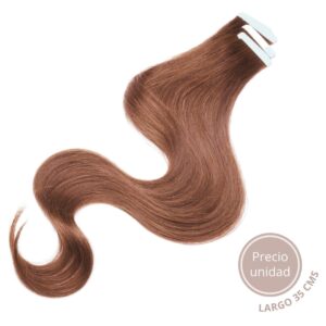 Extensiones adhesivas de cabello natural 35 cm