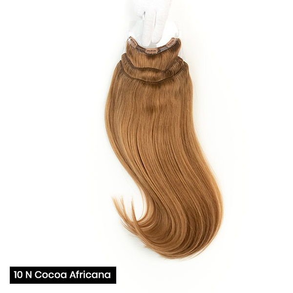Extensiones de clip 55 cm triples de cabello natural - Imagen 9